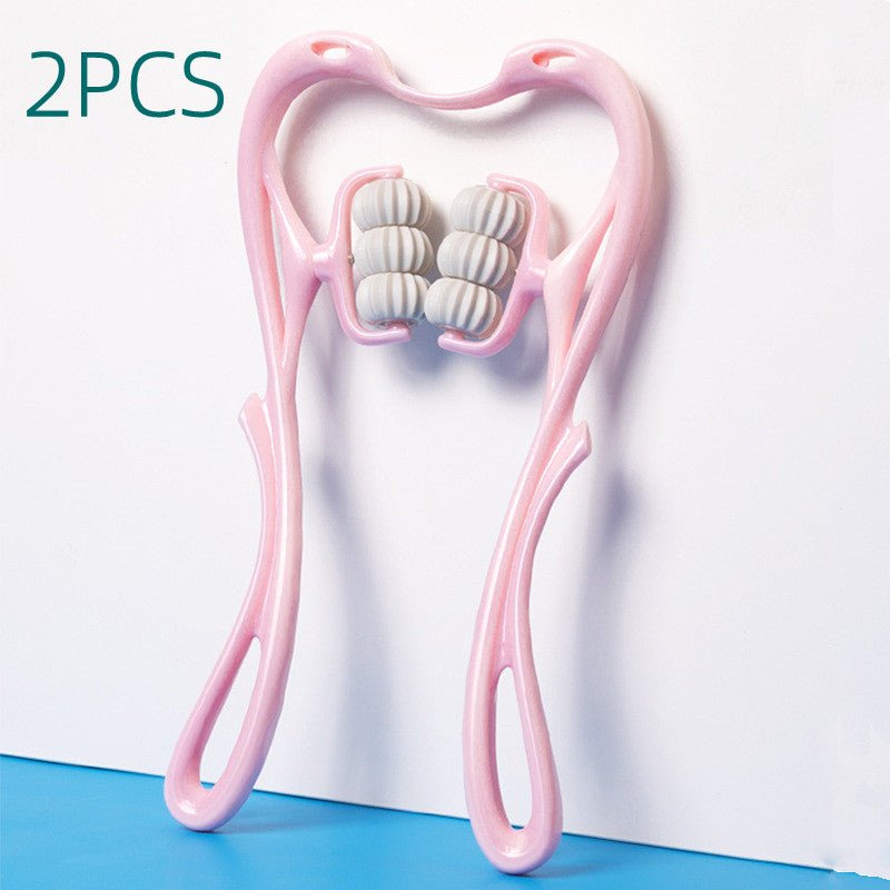 Multifunctional Manual Six - wheel Neck Massager Massage Relieve Roller Massage Tool - VibraStore