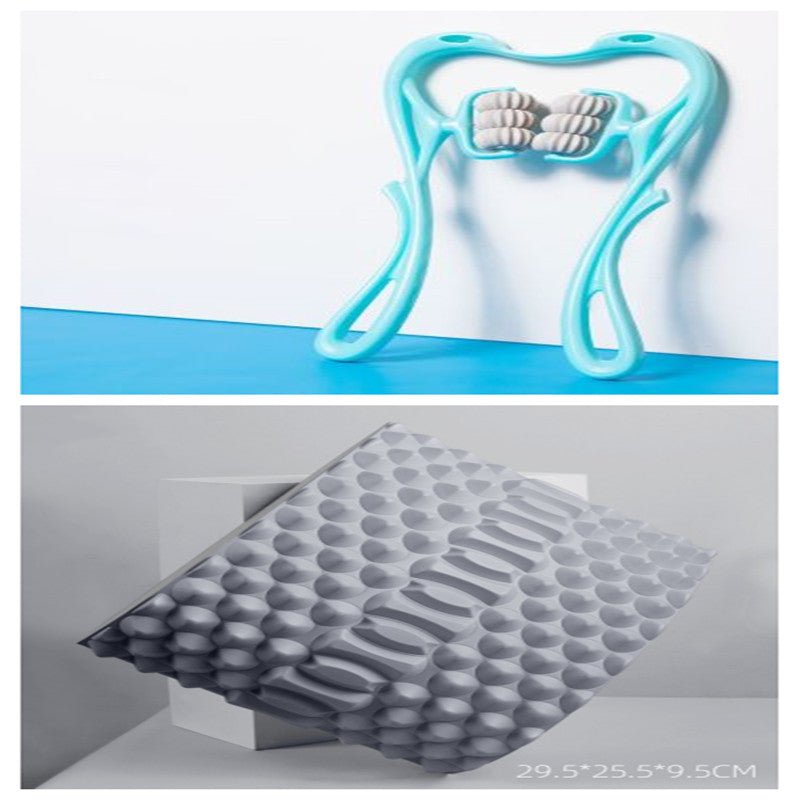 Multifunctional Manual Six - wheel Neck Massager Massage Relieve Roller Massage Tool - VibraStore