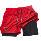New men's sports shorts, summer shorts, breathable tennis shorts, quick - drying badminton shorts - VibraStore