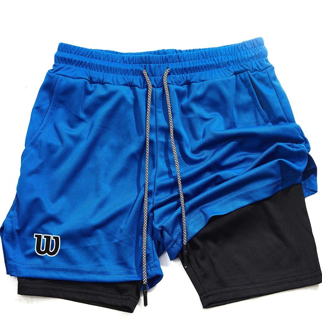 New men's sports shorts, summer shorts, breathable tennis shorts, quick - drying badminton shorts - VibraStore