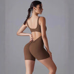 New Slim - fit Solid Color Jumpsuit Yoga Outfit - VibraStore