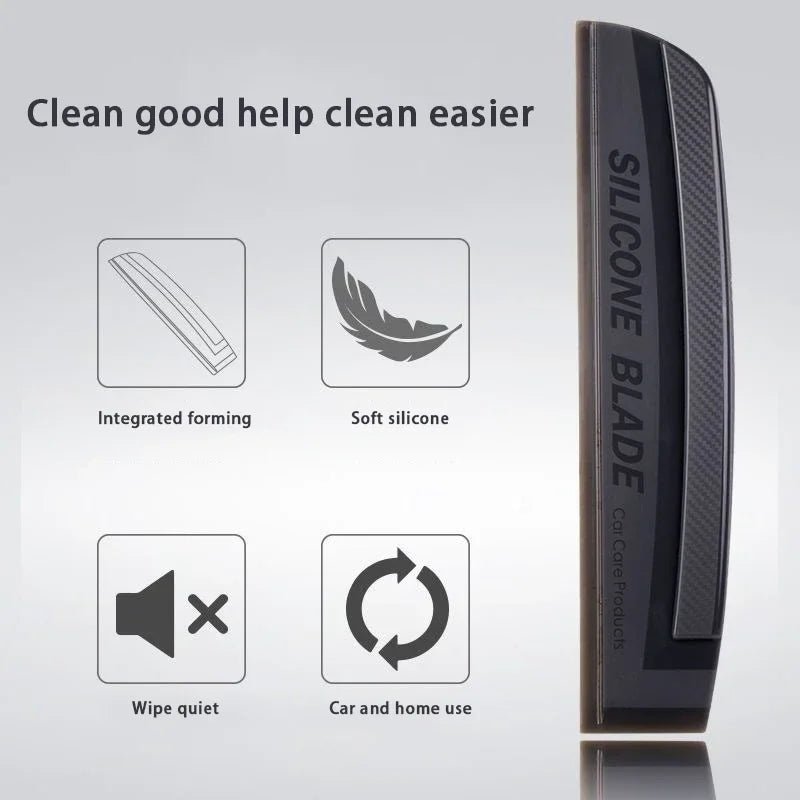 Non - Scratch Soft Silicone Handy Squeegee Car Wrap Tools Water Window Wiper Drying Blade Clean Scraping Film Scraper Accessories - VibraStore