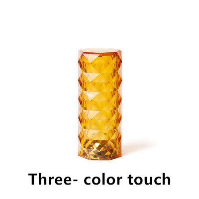 Nordic Crystal Lamp USB Table Lamps Bedroom Touch Dimming Atmosphere Diamond Night Light Rose Projector Lamp Decor - VibraStore