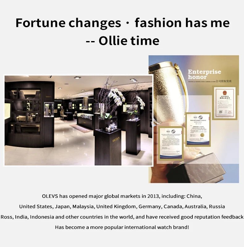 OLEVS 2886 Mens Watch Business Luxury Quartz Watch Waterproof Luminous Watch For Man Multifunctional Chronograph Watch Original - VibraStore