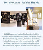 OLEVS Luxury Brand Quartz Watch for Women Steel Strap Waterproof Date Luminous Ladies Wristwatch Diamond Bezel Woman Watch 9945 - VibraStore