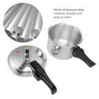 Olla a presión de aleación de aluminio de 3 litros, Mini olla a presión de 18cm de fondo de 3L para estufa de Gas, olla a presión de aleación de aluminio de 3L - VibraStore
