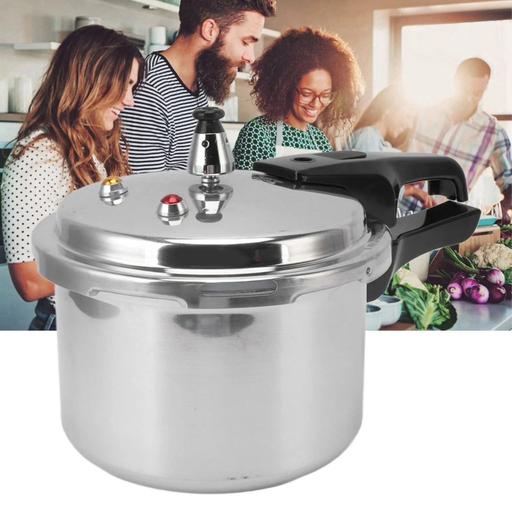 Olla a presión de aleación de aluminio de 3 litros, Mini olla a presión de 18cm de fondo de 3L para estufa de Gas, olla a presión de aleación de aluminio de 3L - VibraStore