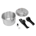 Olla a presión de aleación de aluminio de 3 litros, Mini olla a presión de 18cm de fondo de 3L para estufa de Gas, olla a presión de aleación de aluminio de 3L - VibraStore