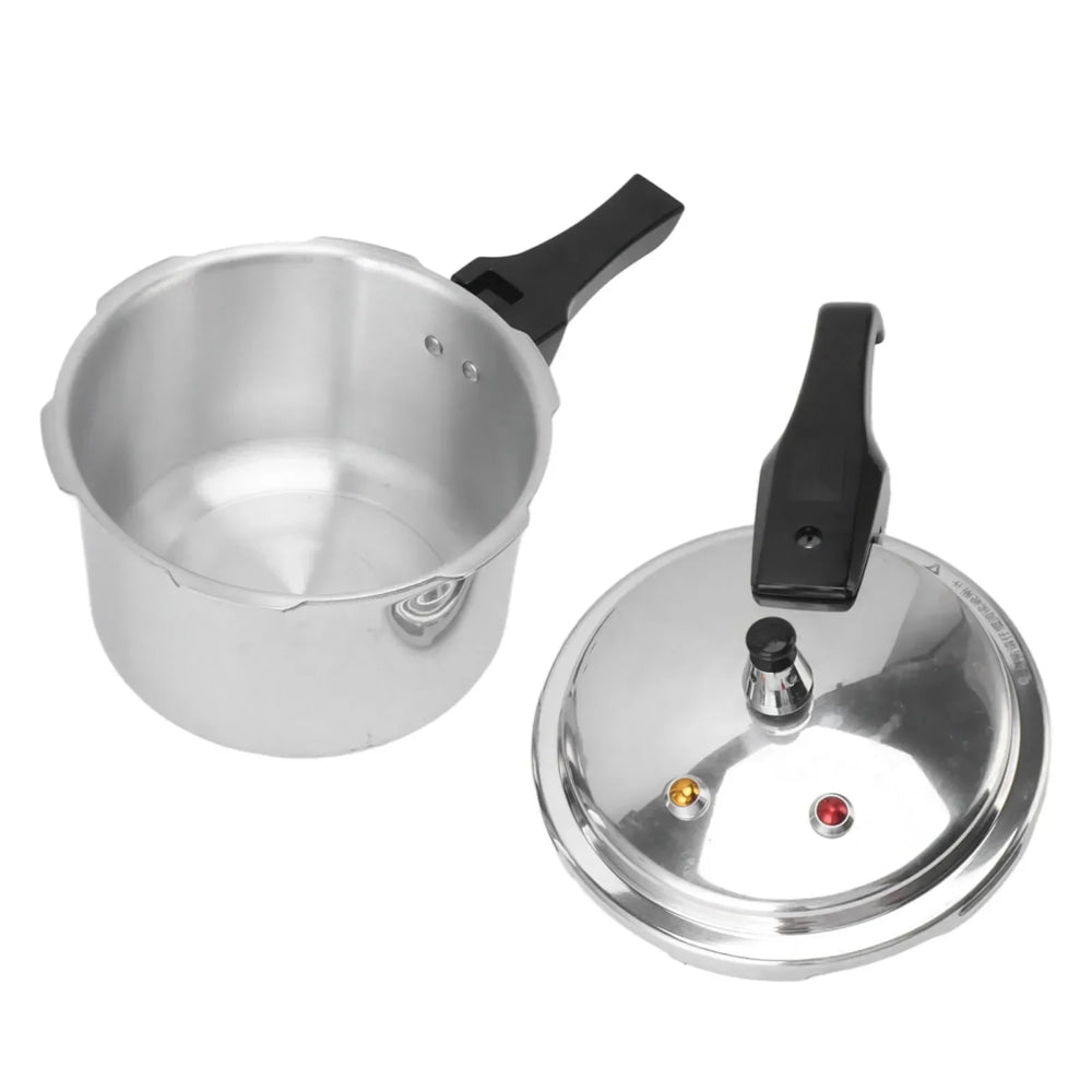 Olla a presión de aleación de aluminio de 3 litros, Mini olla a presión de 18cm de fondo de 3L para estufa de Gas, olla a presión de aleación de aluminio de 3L - VibraStore