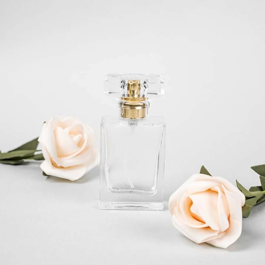 One glass refillable perfume bottle, 30ml/50ml fine mist atomizer, portable cosmetic sample container, travel accessories - VibraStore