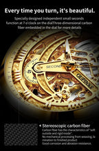 OUPINKE 3173 Luxury Automatic Mechanical Men's Watch Leather Strap 50M Waterproof Luminous Sapphire Mirror Men's Watch - VibraStore