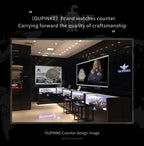 OUPINKE 3173 Luxury Automatic Mechanical Men's Watch Leather Strap 50M Waterproof Luminous Sapphire Mirror Men's Watch - VibraStore