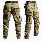 Outdoor Tactical Soft Shell Assault Suit Men Camouflage Jacket Hooded 2 - piece Spring Autumn Cycling Workwear Windproof Clothing - VibraStore