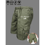 Pantalones cortos Cargo con estampado de bandera americana, pantalones cortos con águila del Día de la independencia, pantalones cortos con múltiples bolsillos para trabajo y acampada, ropa de calle - VibraStore