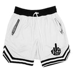 Pantalones cortos de baloncesto de verano para hombre, pantalones cortos deportivos informales de malla para Fitness, pantalones cortos transpirables de cinco puntos, ropa para correr Y2k - VibraStore