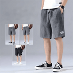 Pantalones cortos de seda de hielo para hombre, pantalones cortos deportivos finos, holgados, de pierna recta, transpirables, XL - XXXL informal - VibraStore