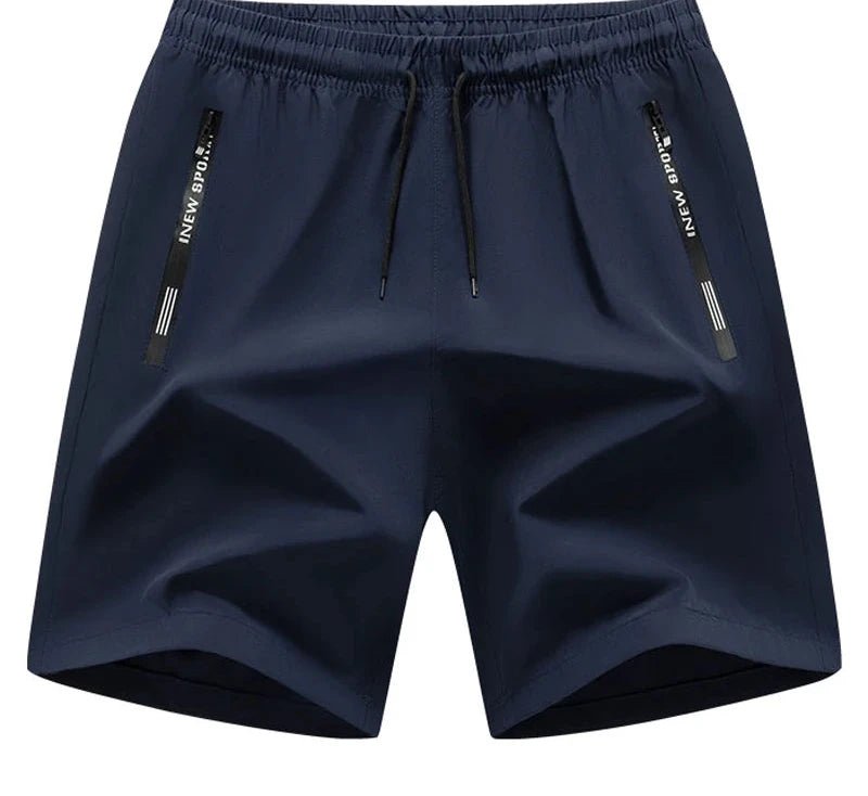 pantalones cortos de verano para hombre, pantalones cortos deportivos para gimnasio, correr, Fitness, entrenamiento, pantalones cortos transpirables de secado rápido con cordón para hombre, pantalones cortos - VibraStore