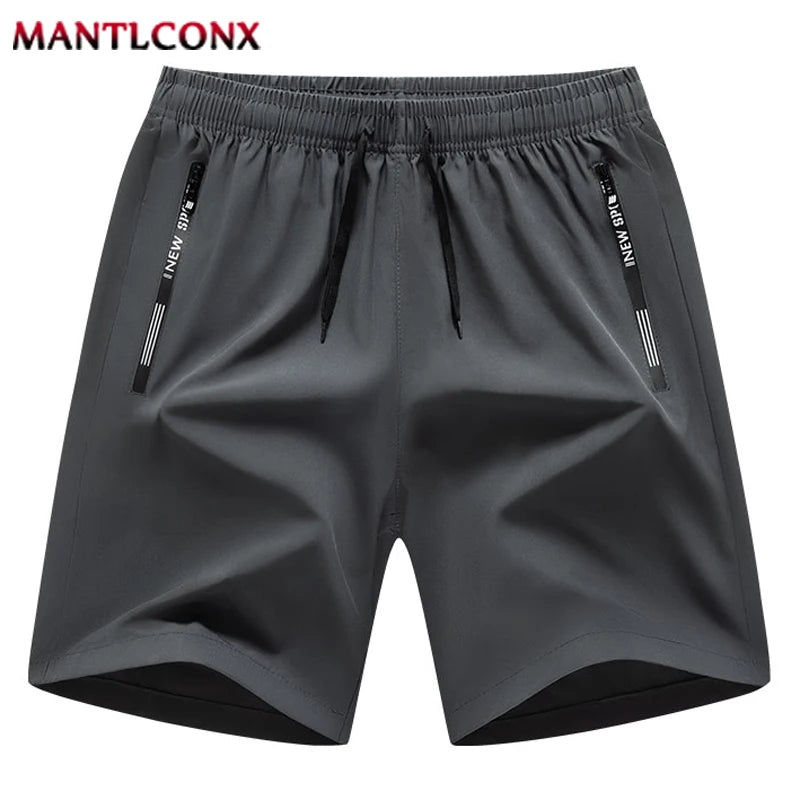 pantalones cortos de verano para hombre, pantalones cortos deportivos para gimnasio, correr, Fitness, entrenamiento, pantalones cortos transpirables de secado rápido con cordón para hombre, pantalones cortos - VibraStore