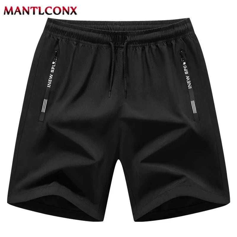 pantalones cortos de verano para hombre, pantalones cortos deportivos para gimnasio, correr, Fitness, entrenamiento, pantalones cortos transpirables de secado rápido con cordón para hombre, pantalones cortos - VibraStore