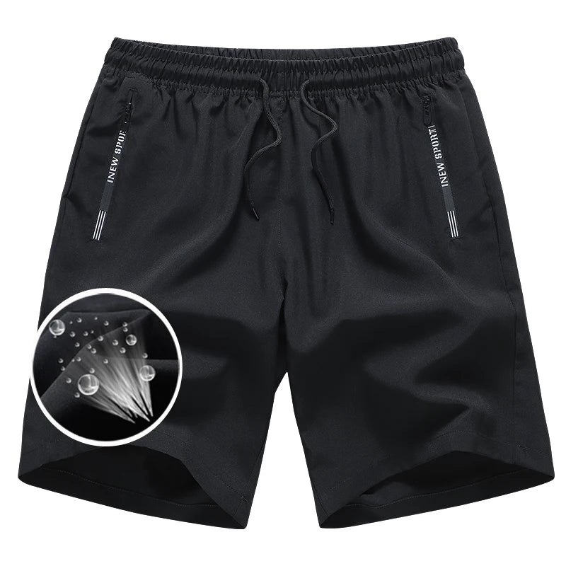 pantalones cortos de verano para hombre, pantalones cortos deportivos para gimnasio, correr, Fitness, entrenamiento, pantalones cortos transpirables de secado rápido con cordón para hombre, pantalones cortos - VibraStore