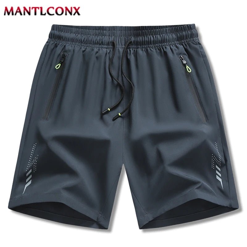 pantalones cortos de verano para hombre, pantalones cortos deportivos para gimnasio, correr, Fitness, entrenamiento, pantalones cortos transpirables de secado rápido con cordón para hombre, pantalones cortos - VibraStore