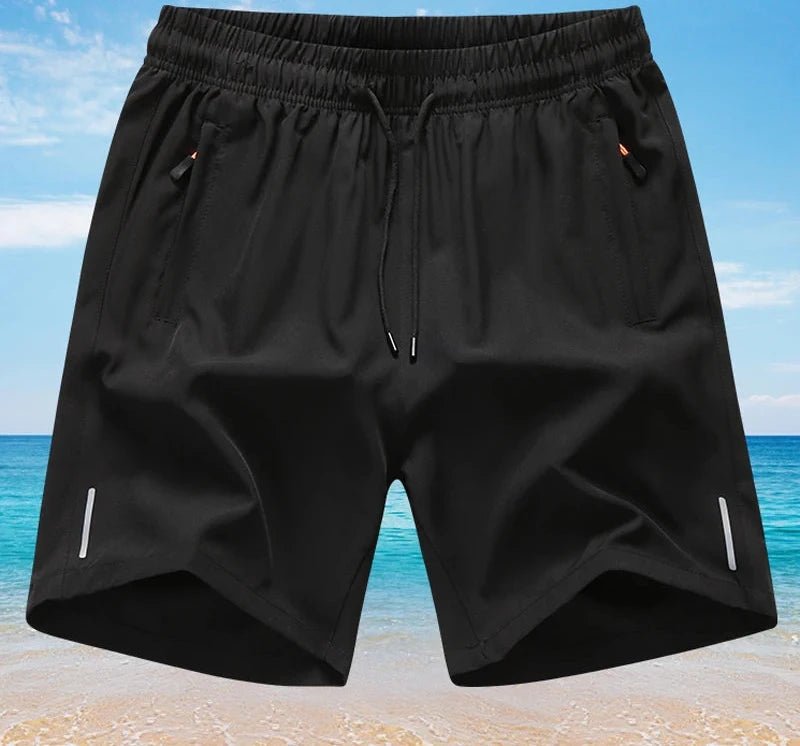 pantalones cortos de verano para hombre, pantalones cortos deportivos para gimnasio, correr, Fitness, entrenamiento, pantalones cortos transpirables de secado rápido con cordón para hombre, pantalones cortos - VibraStore