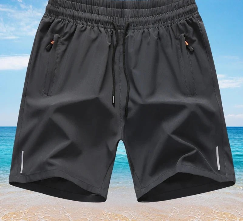 pantalones cortos de verano para hombre, pantalones cortos deportivos para gimnasio, correr, Fitness, entrenamiento, pantalones cortos transpirables de secado rápido con cordón para hombre, pantalones cortos - VibraStore