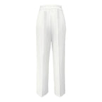 Pantalones de traje sencillos y de cintura alta, drapeados, de corte recto, transfronterizos europeos y americanos, novedad de 2025 - VibraStore