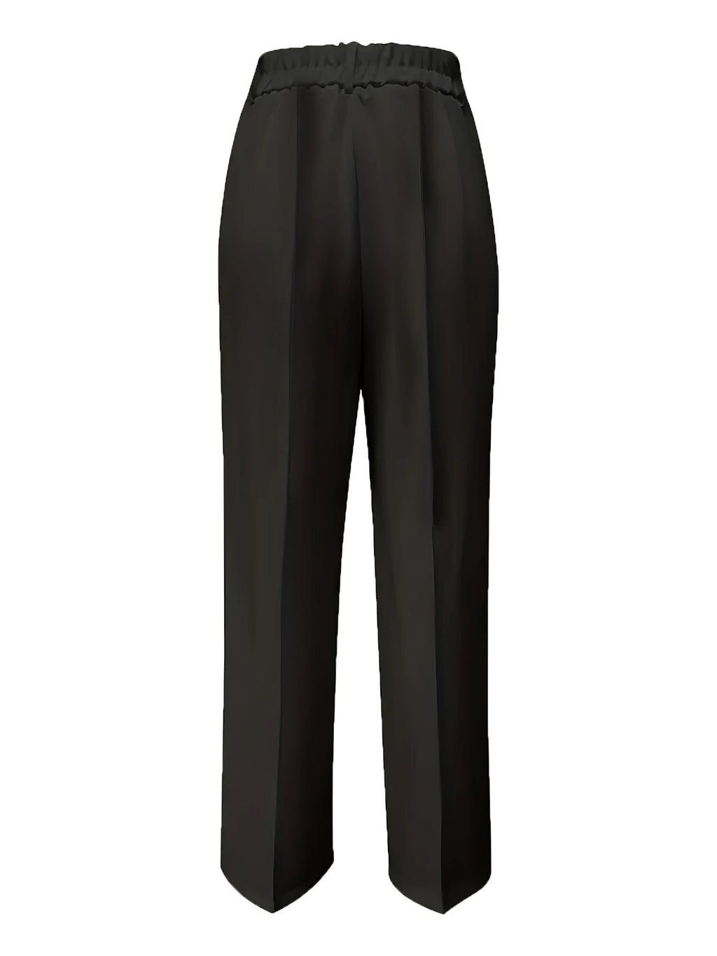 Pantalones de traje sencillos y de cintura alta, drapeados, de corte recto, transfronterizos europeos y americanos, novedad de 2025 - VibraStore
