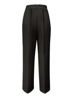 Pantalones de traje sencillos y de cintura alta, drapeados, de corte recto, transfronterizos europeos y americanos, novedad de 2025 - VibraStore