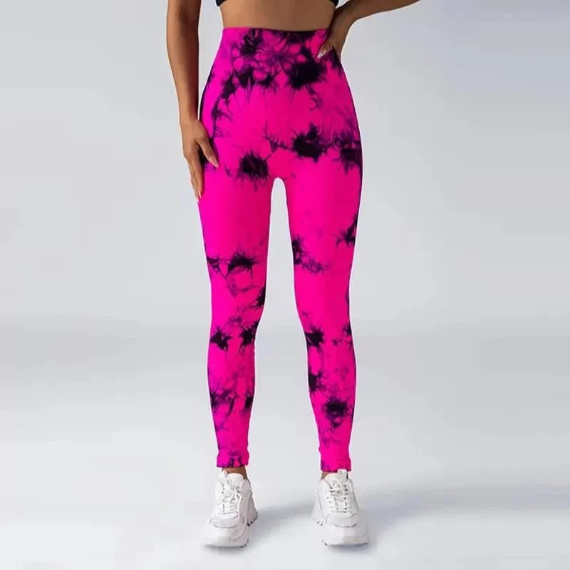 Pantalones de Yoga para mujer, mallas deportivas sin costuras de cintura alta, Push Up, mallas de entrenamiento para Fitness, ropa de gimnasio - VibraStore
