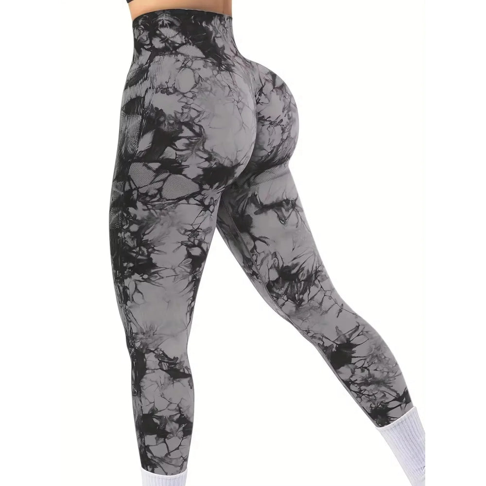 Pantalones de Yoga para mujer, mallas deportivas sin costuras de cintura alta, Push Up, mallas de entrenamiento para Fitness, ropa de gimnasio - VibraStore