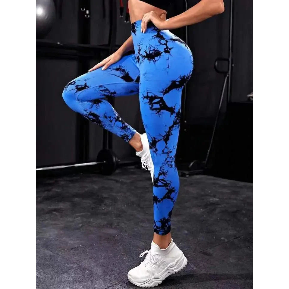 Pantalones de Yoga para mujer, mallas deportivas sin costuras de cintura alta, Push Up, mallas de entrenamiento para Fitness, ropa de gimnasio - VibraStore
