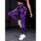 Pantalones de Yoga para mujer, mallas deportivas sin costuras de cintura alta, Push Up, mallas de entrenamiento para Fitness, ropa de gimnasio - VibraStore