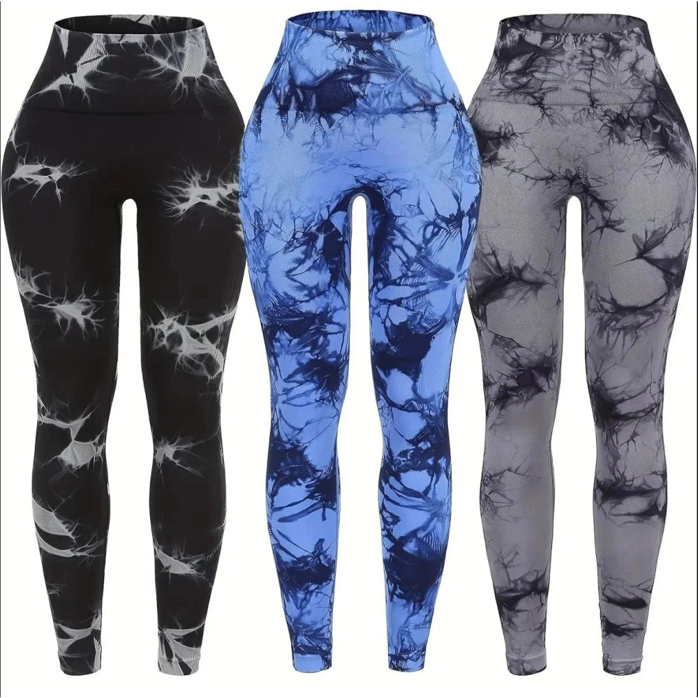 Pantalones de Yoga para mujer, mallas deportivas sin costuras de cintura alta, Push Up, mallas de entrenamiento para Fitness, ropa de gimnasio - VibraStore