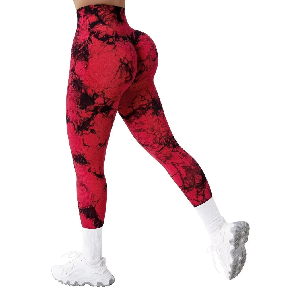 Pantalones de Yoga para mujer, mallas deportivas sin costuras de cintura alta, Push Up, mallas de entrenamiento para Fitness, ropa de gimnasio - VibraStore