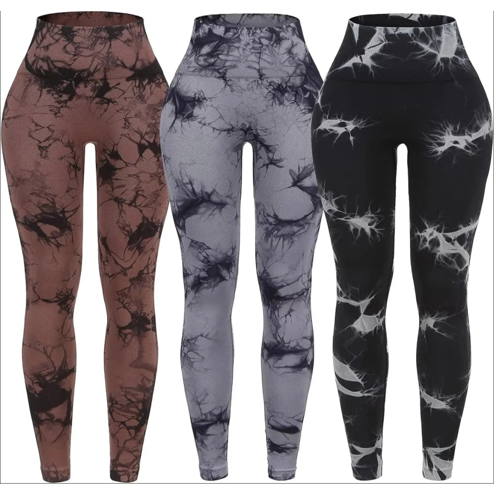 Pantalones de Yoga para mujer, mallas deportivas sin costuras de cintura alta, Push Up, mallas de entrenamiento para Fitness, ropa de gimnasio - VibraStore