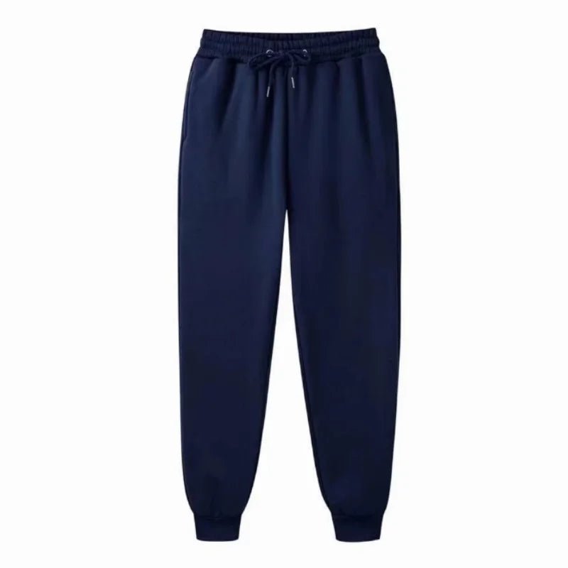 pantalones largos para hombre, pantalones de chándal informales de lana para otoño e invierno, pantalones deportivos suaves, pantalones para correr, 5 colores, S - 3XL - VibraStore