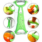 Pelador multifuncional de verduras, cortador de frutas, pepino, zanahoria, patata, cuchillo rebanador, utensilios de cocina - VibraStore