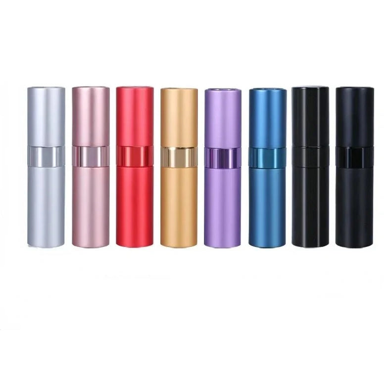 Perfume Refill Bottle 8ml Metal Aluminum Refillable Perfume Bottle Spray Bottle Portable Atomizer Perfume Travel - VibraStore
