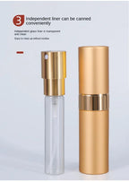 Perfume Refill Bottle 8ml Metal Aluminum Refillable Perfume Bottle Spray Bottle Portable Atomizer Perfume Travel - VibraStore