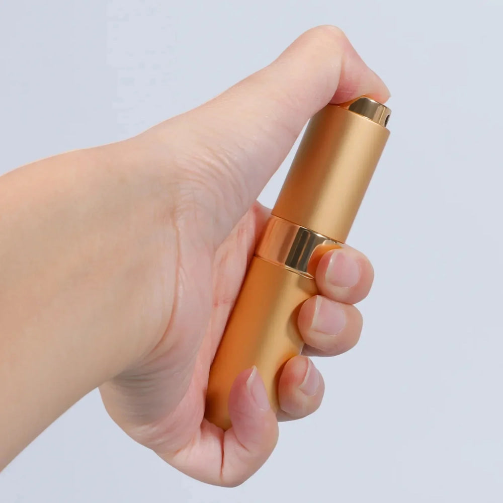 Perfume Refill Bottle 8ml Metal Aluminum Refillable Perfume Bottle Spray Bottle Portable Atomizer Perfume Travel - VibraStore