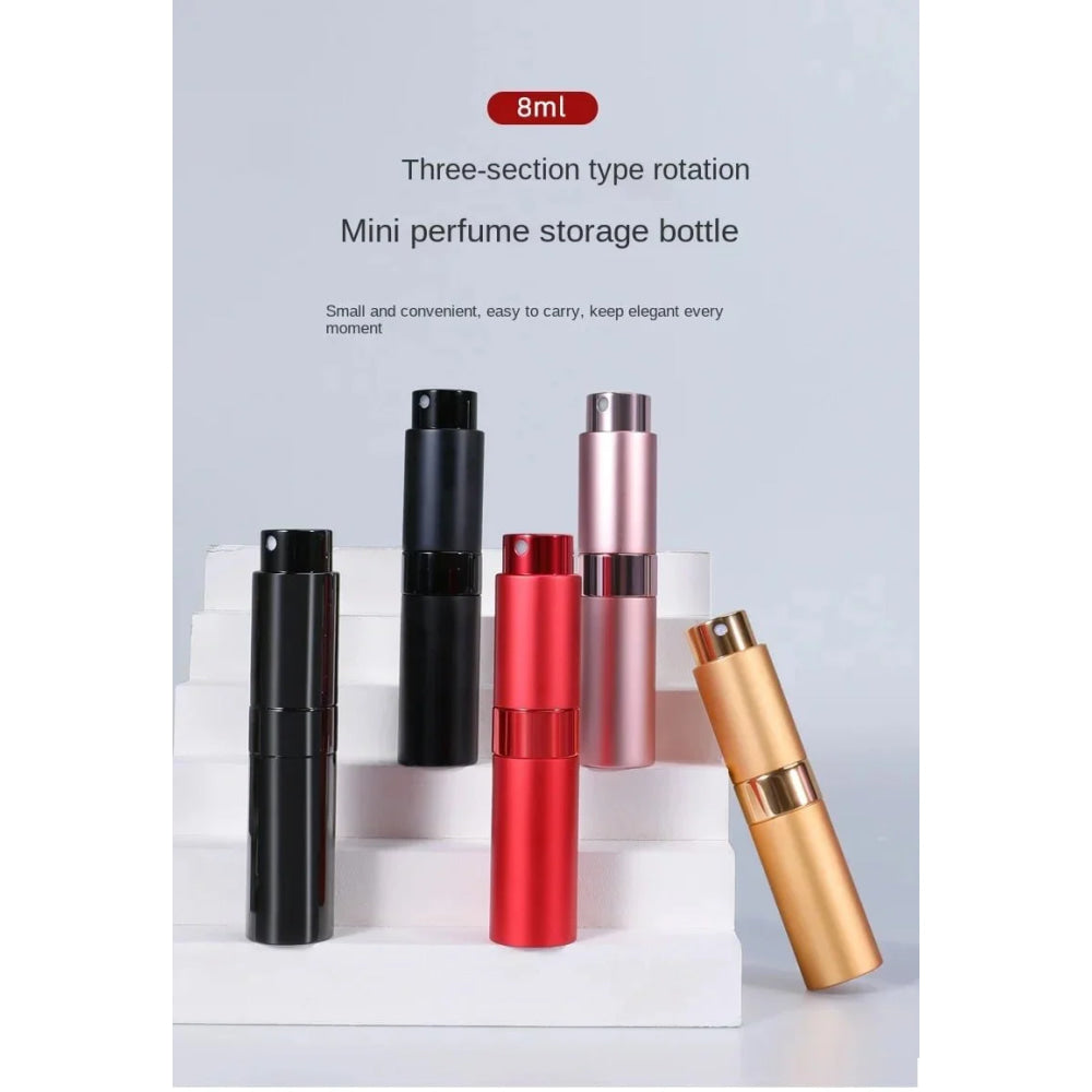 Perfume Refill Bottle 8ml Metal Aluminum Refillable Perfume Bottle Spray Bottle Portable Atomizer Perfume Travel - VibraStore