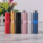 Perfume Refill Bottle 8ml Metal Aluminum Refillable Perfume Bottle Spray Bottle Portable Atomizer Perfume Travel - VibraStore