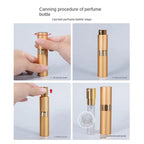 Perfume Refill Bottle 8ml Metal Aluminum Refillable Perfume Bottle Spray Bottle Portable Atomizer Perfume Travel - VibraStore