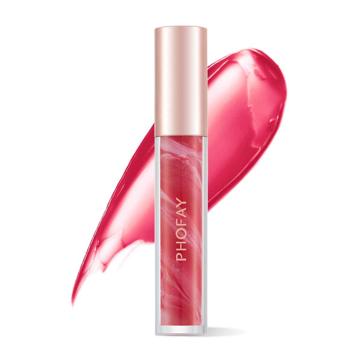 PHOFAY Rose Blooming Hydrating Lip Gloss - VibraStore