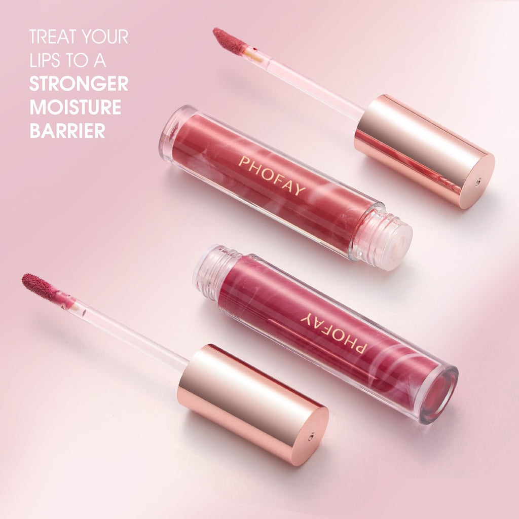 PHOFAY Rose Blooming Hydrating Lip Gloss - VibraStore
