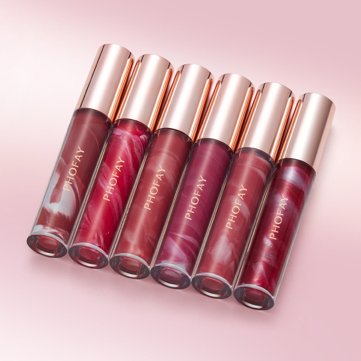 PHOFAY Rose Blooming Hydrating Lip Gloss - VibraStore