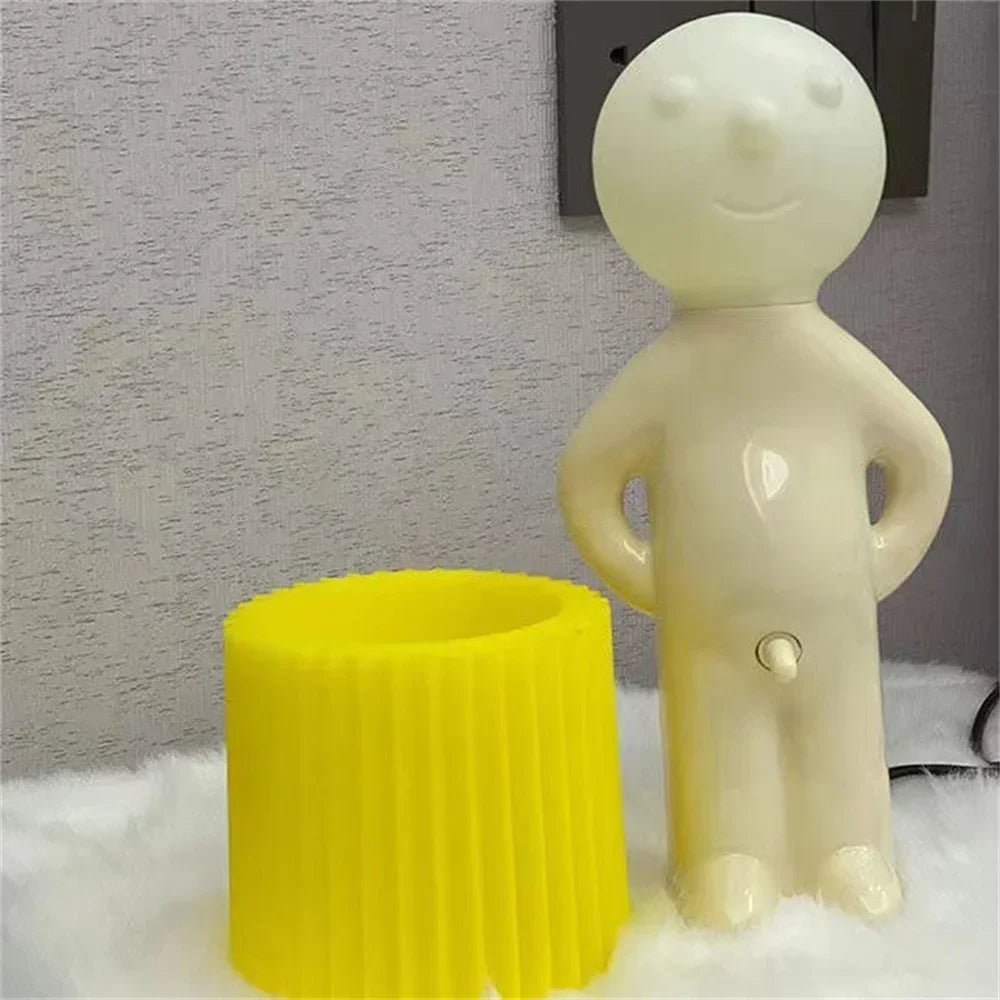 Plug - in Energy - Saving Creative Small Night Light Home Decoration Mr.P A Little Shy Man LED Naughty Boy Lamp Eye Caring - VibraStore