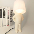 Plug - in Energy - Saving Creative Small Night Light Home Decoration Mr.P A Little Shy Man LED Naughty Boy Lamp Eye Caring - VibraStore